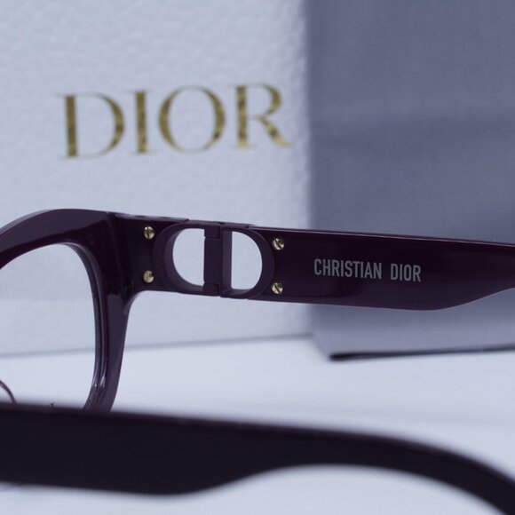 Final Price! Dior 30MONTAIGNEO B1I 6000 Shiny Violet Eyeglasses 54mm - Picture 8 of 11